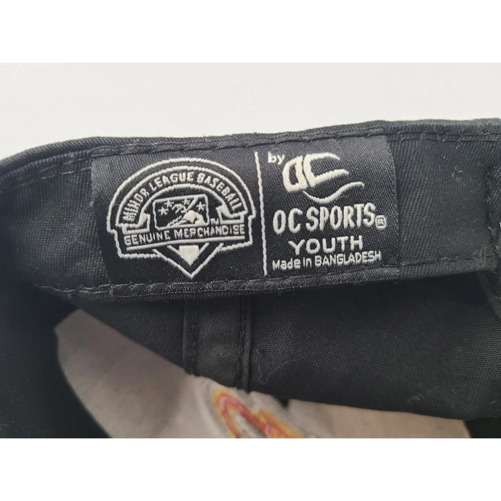 Youth Salem-Keizer Volcanoes OC Sports‎ Adjustable Hat Cap Boys MiLB Black Gray